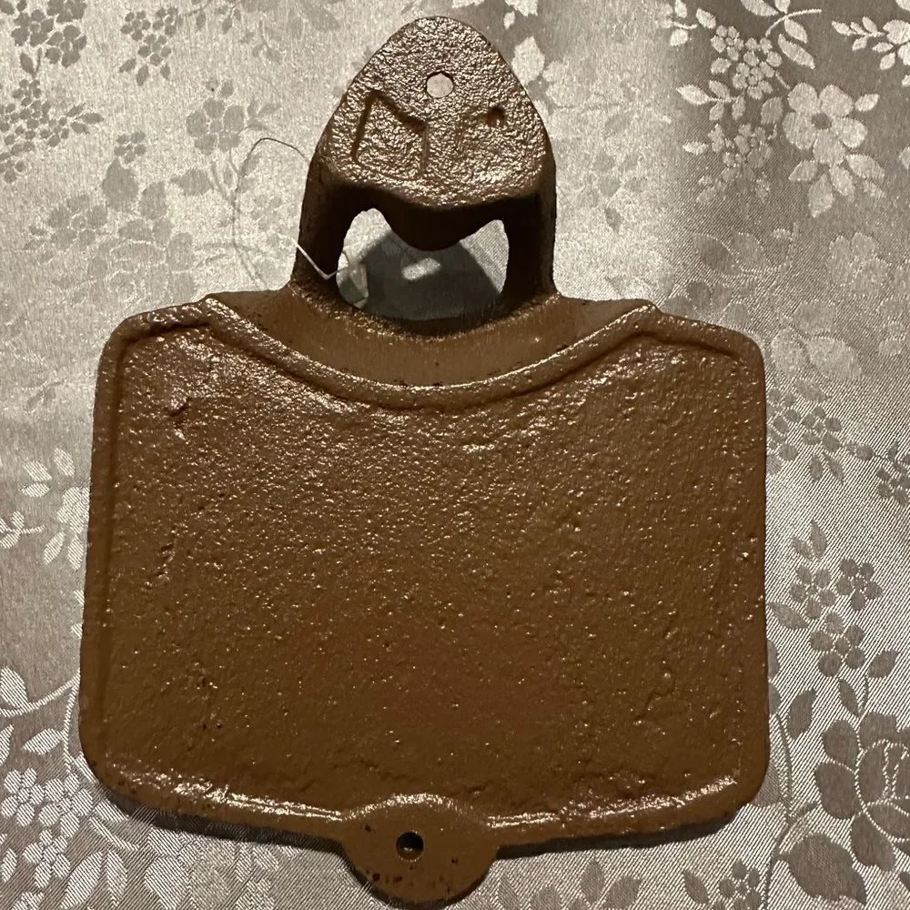 Man cave wall mounted bottle opener cast iron brown